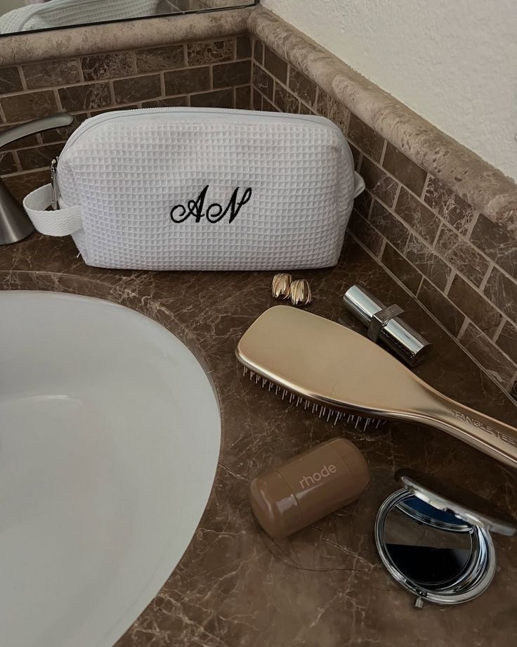 The Getaway Waffle Monogram Bag