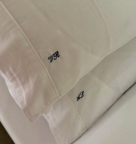 Sleep Sweet Cotton Monogram Pillowcase (2)