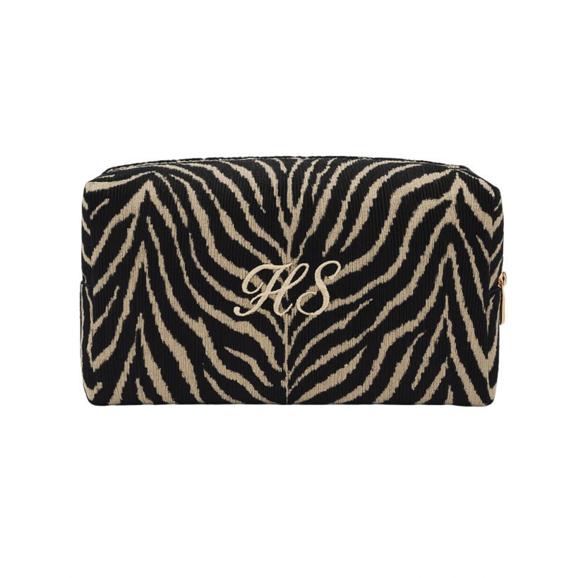 Brown Crocette: Monogram Bag